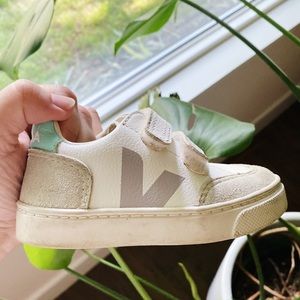 Veja kids sneakers, white/gray/lavender 8